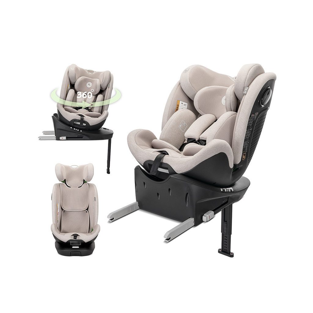 Lorelli Perseus i-Size isofix autósülés 40-150cm - Beige