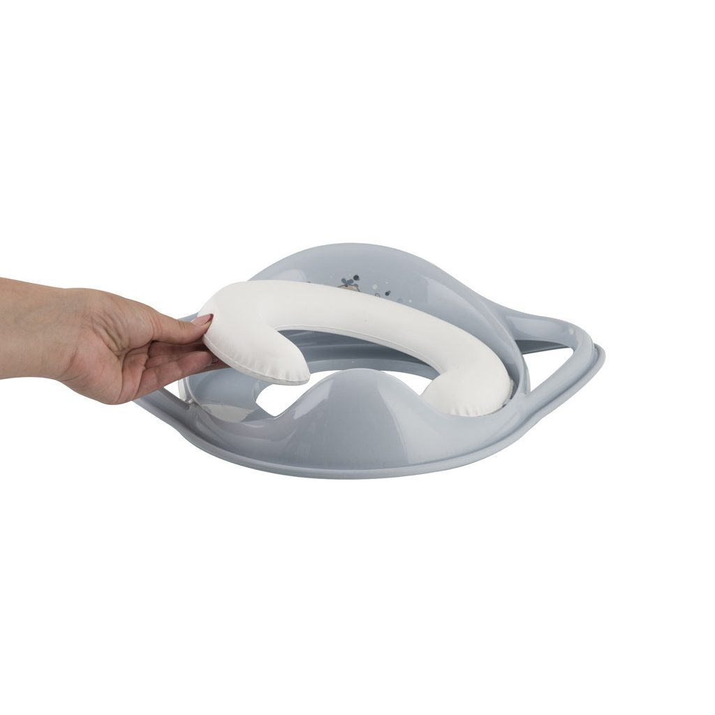 MALTEX WC szűkítő fogantyúval puha Bálna Minimal - satin blue