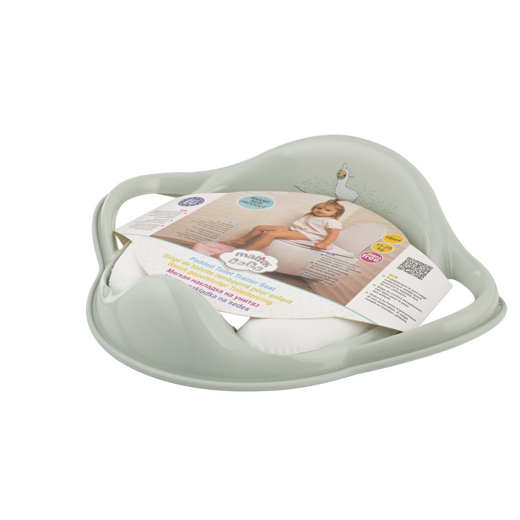 MALTEX WC szűkítő fogantyúval puha Lama Minimal - sage green