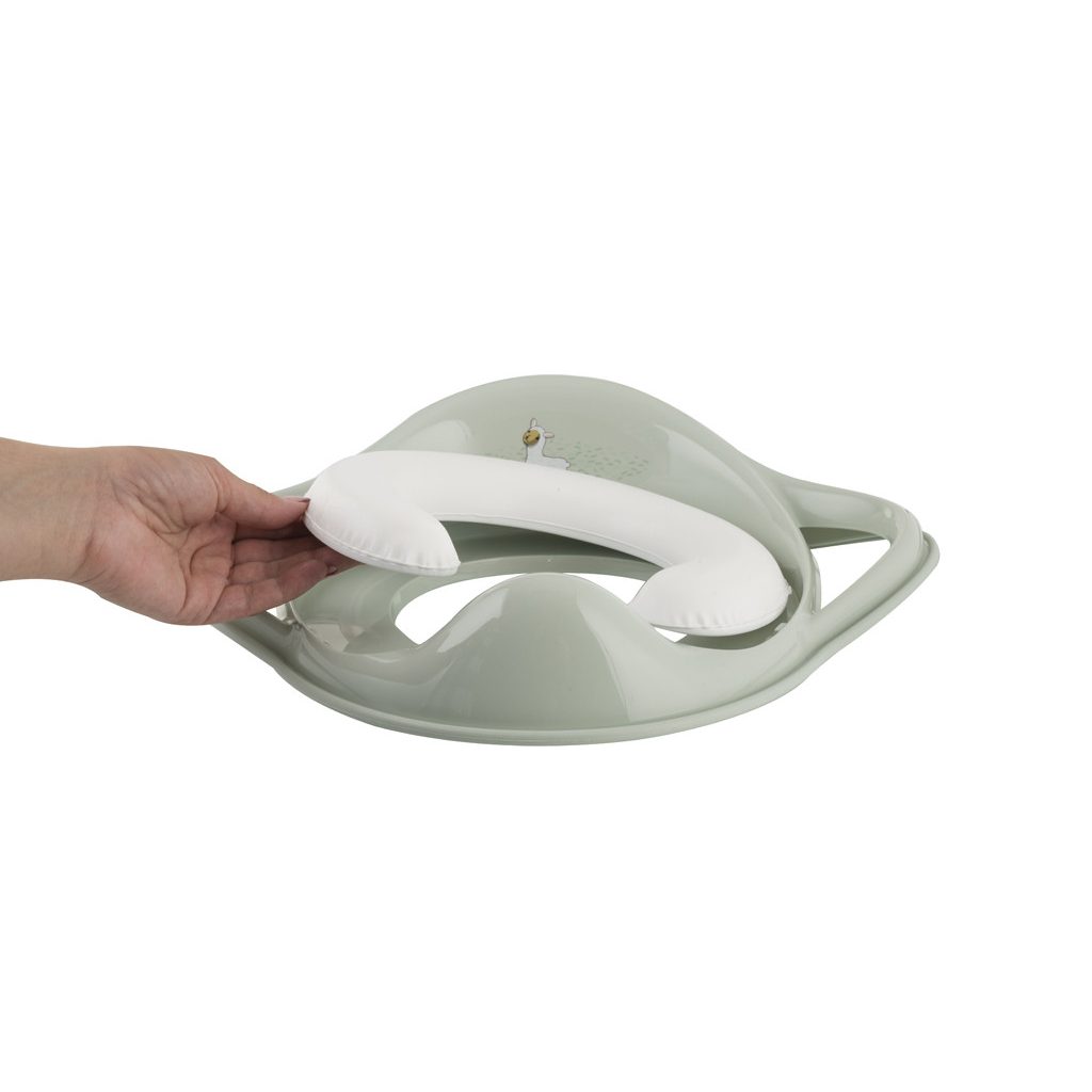 MALTEX WC szűkítő fogantyúval puha Lama Minimal - sage green