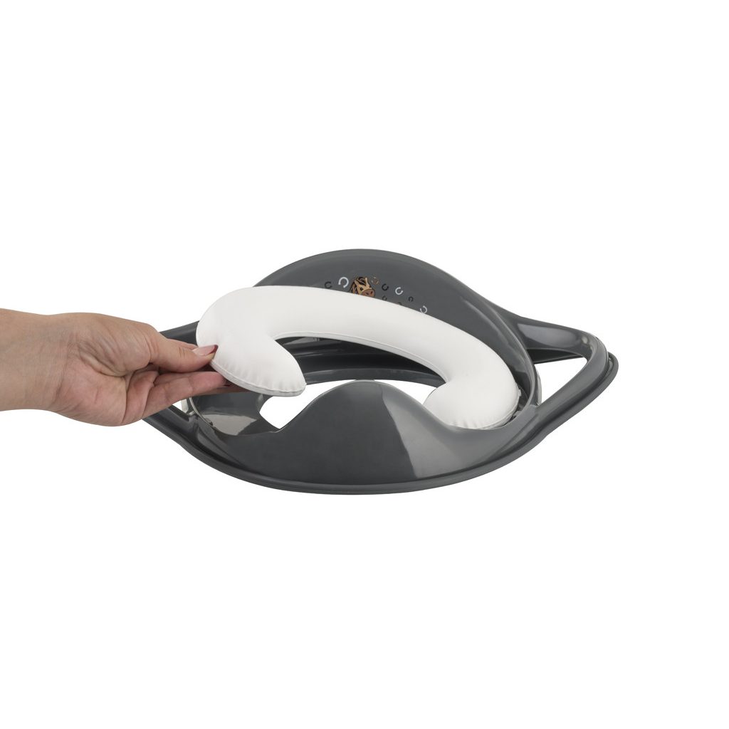 MALTEX WC szűkítő fogantyúval puha Lovacska Minimal - steel grey