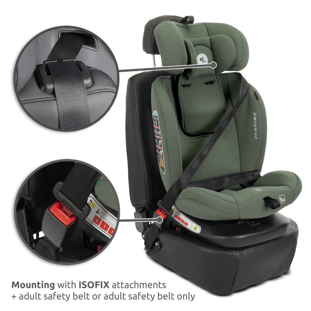 Lorelli Capella autósülés ISOFIX 40-150cm - Grey