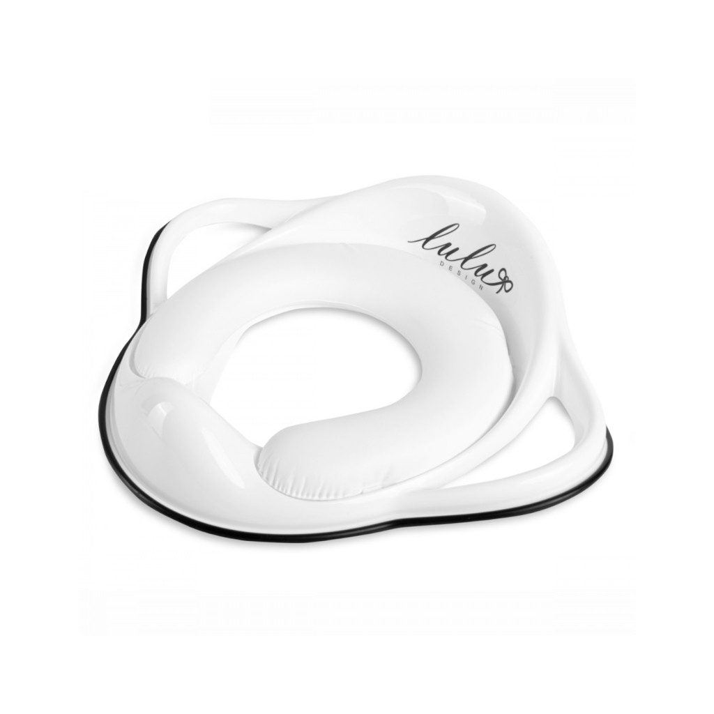 MALTEX WC-csökkentő fogantyúkkal, puha Lulu fehér