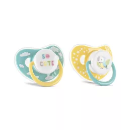 Lorelli Baby Care cumi kupakkal 2db 6M+ - YELLOW/BLUE