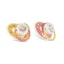 Baby Care cumi kupakkal 2db 6M+ - YELLOW/PINK