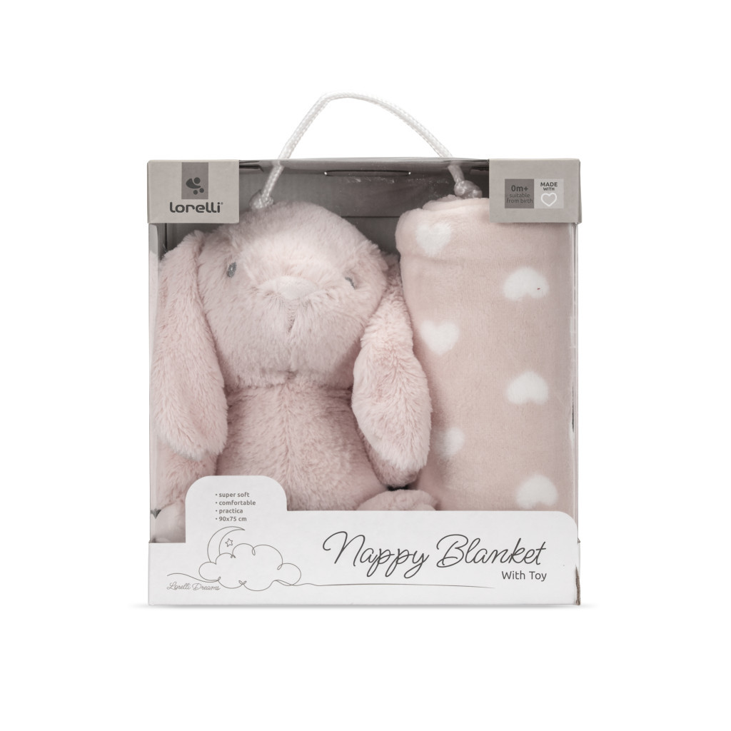 Lorelli Nappy takaró 75x90 cm - Bunny