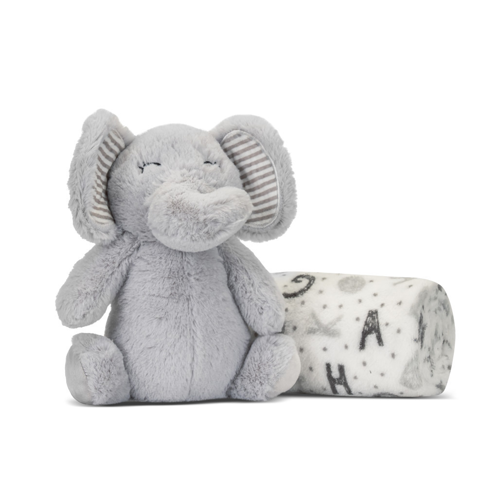 Lorelli Nappy takaró 75x90 cm - Grey Elephant