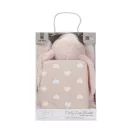 Lorelli Poffy Duo takaró 75x90 cm párnával 45x30 cm - Peach Bunny