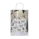 Lorelli Poffy Duo takaró 75x90 cm párnával 45x30 cm - White BeigeTeddy Bear