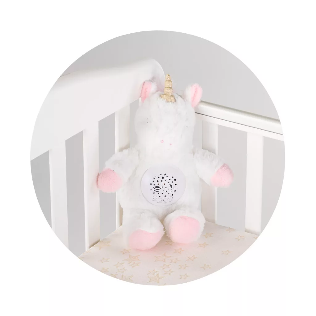 Chipolino projektoros zenélő plüss játék - Little Unicorn