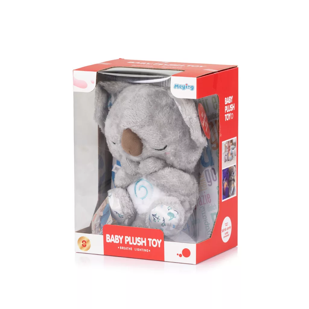 Chipolino Koala zenélő plüss játék - white & grey
