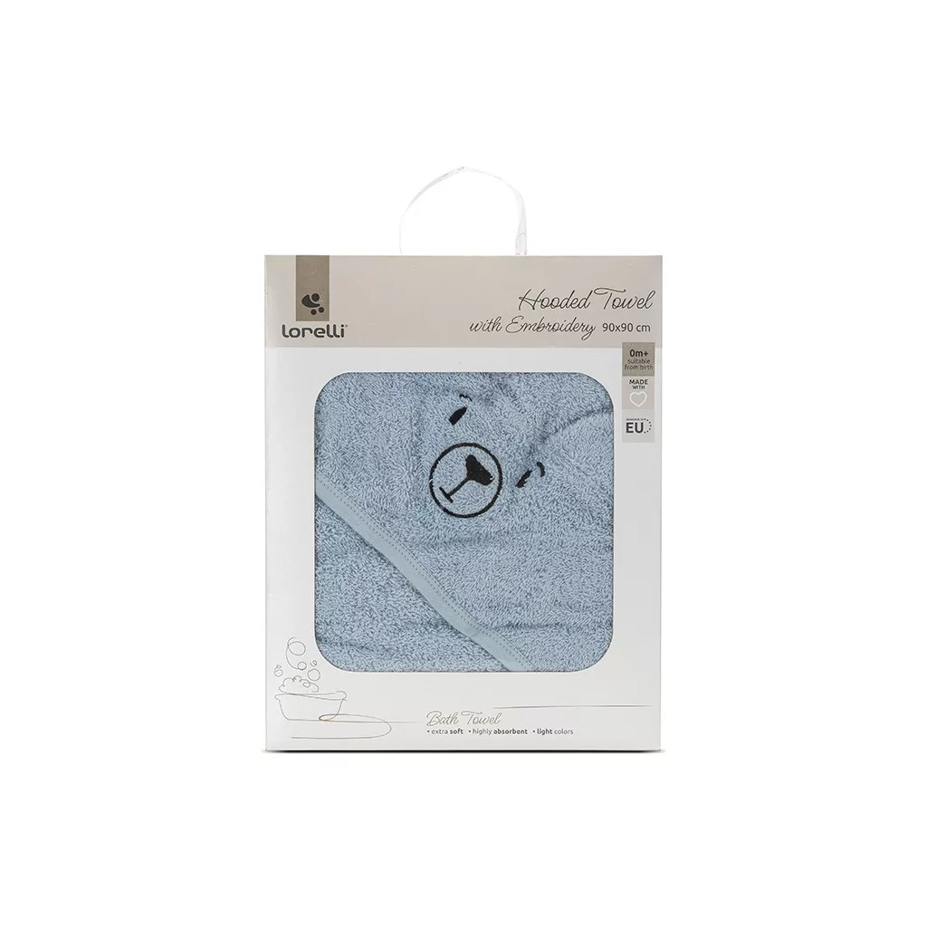 Lorelli kapucnis kifogó 90/90 - Soft Blue