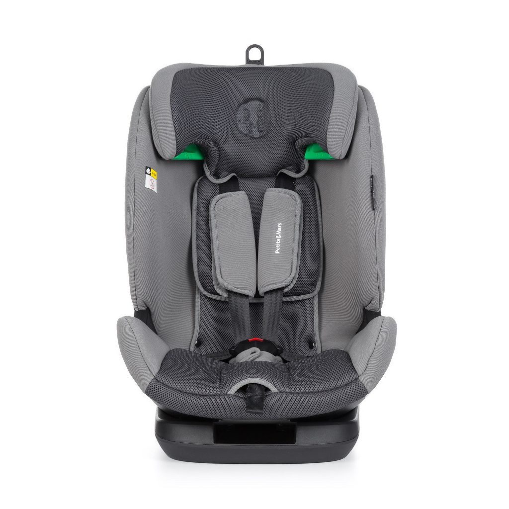 PETITE&MARS Autósülés Prime Pro i-Size Grey Air 76-150 cm (9-36 kg)