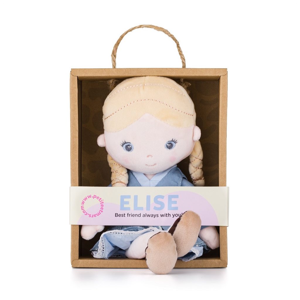 PETITE&MARS Plüss játékbaba Elise 0+, 35 cm