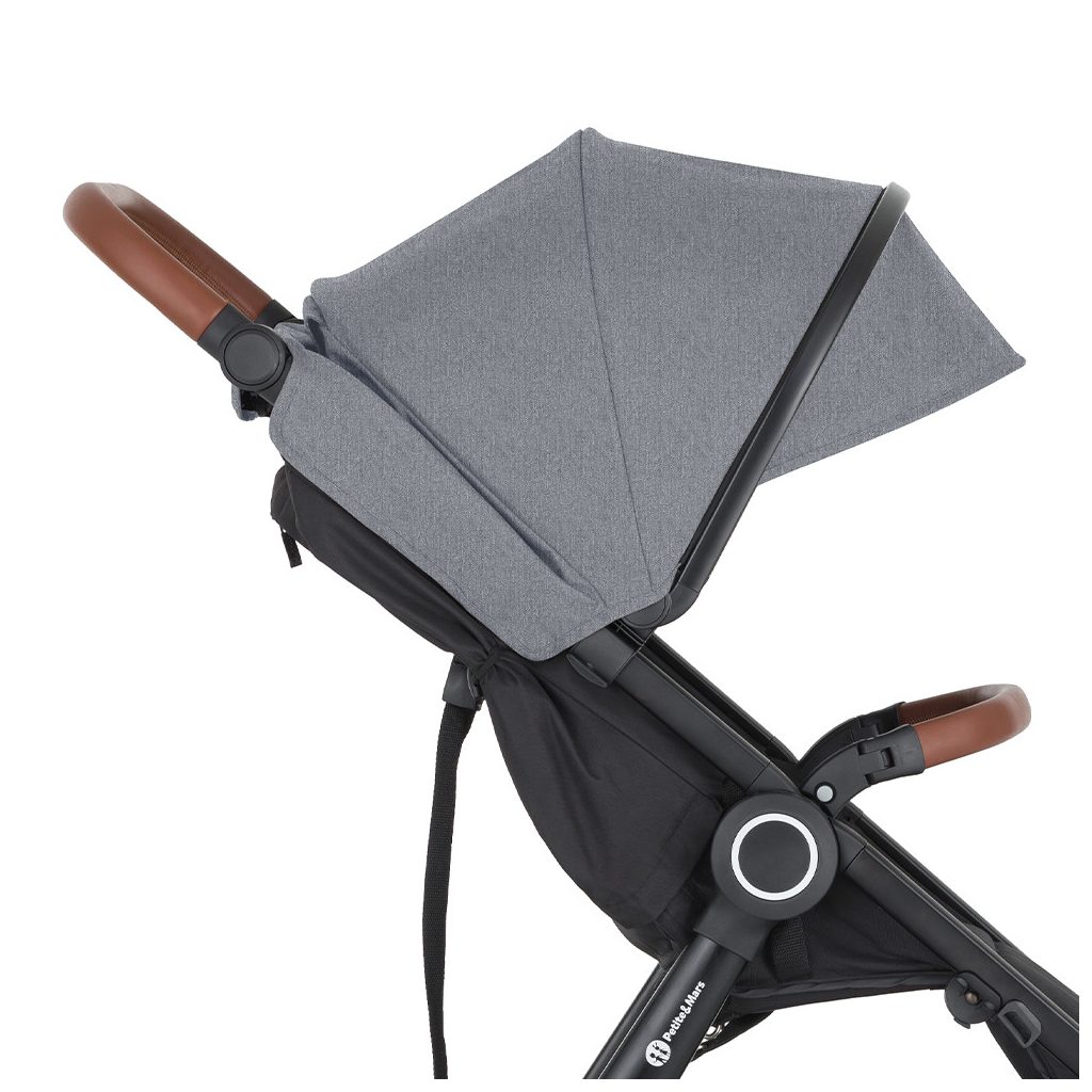 PETITE&MARS Napfénytető+övvédő Street2 Ultimate Grey