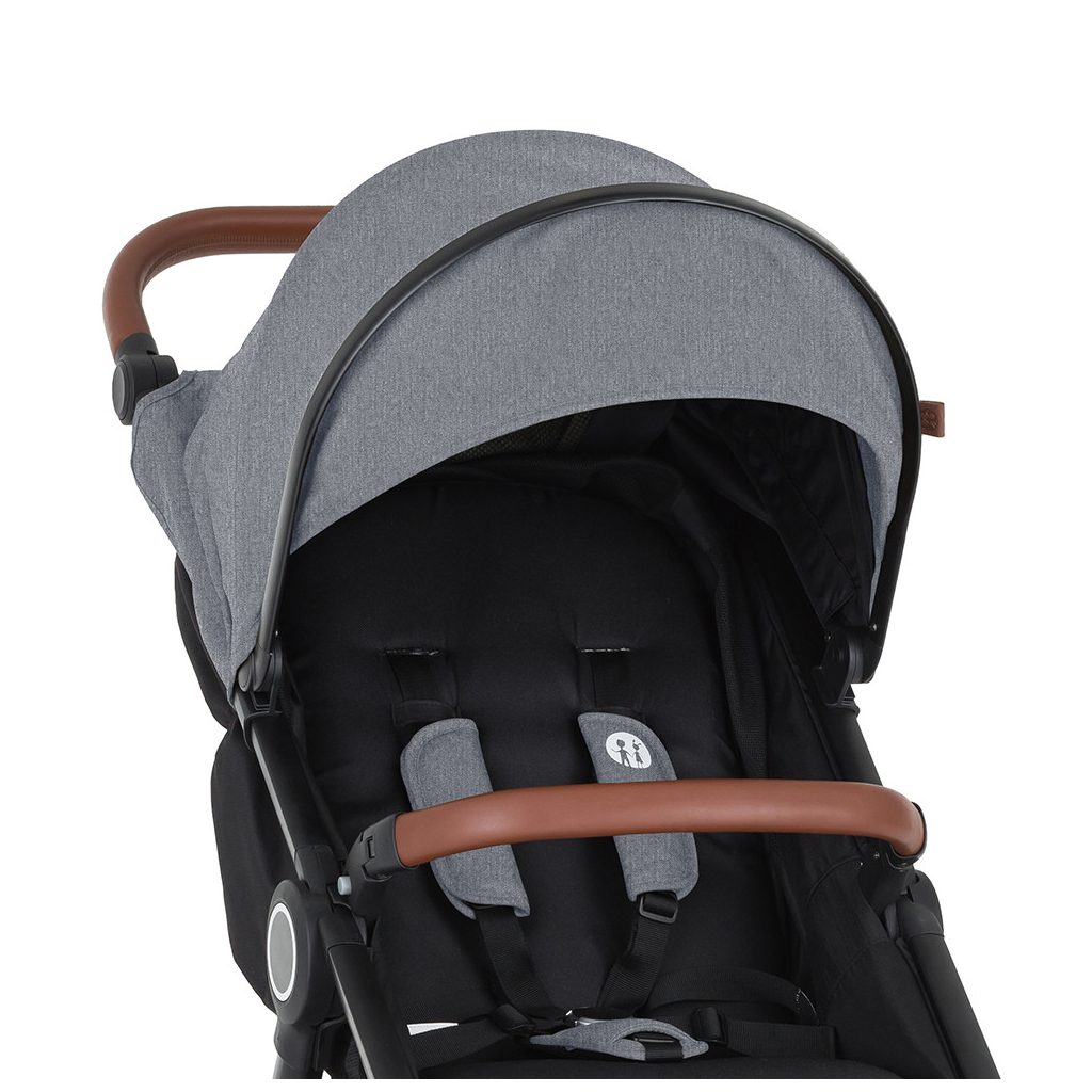 PETITE&MARS Napfénytető+övvédő Street2 Ultimate Grey