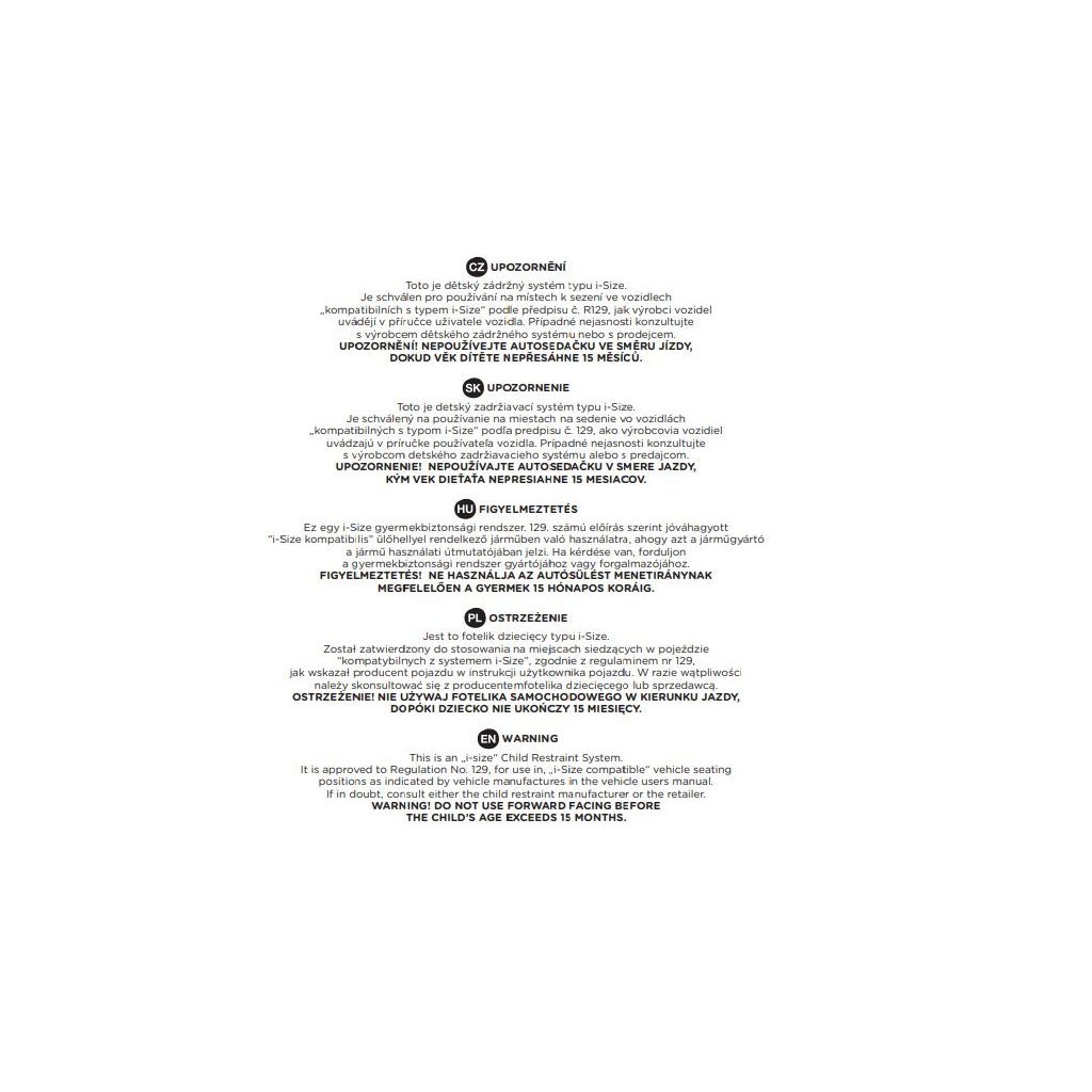 PETITE&MARS Autósülés Twistguard Pro i-Size Black Air 40-150 cm(0-36 kg)