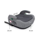 PETITE&MARS Optimus ülésmagasító  Pro i-Size Black Air 125 - 150 cm (22-36 kg)