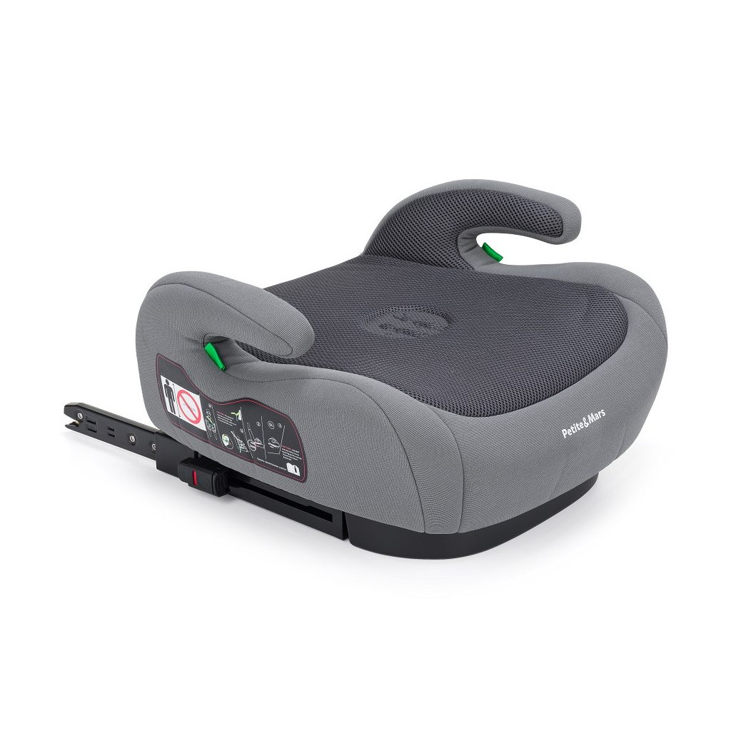 PETITE&MARS Optimus Ülésmagasító Pro i-Size Grey Air 125 - 150 cm (22-36 kg)
