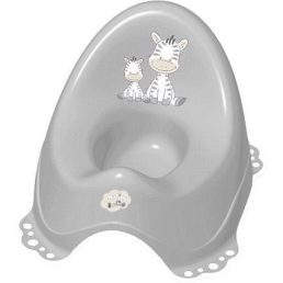 MALTEX Csúszásmentes bili dallamokkal Zebra - grey