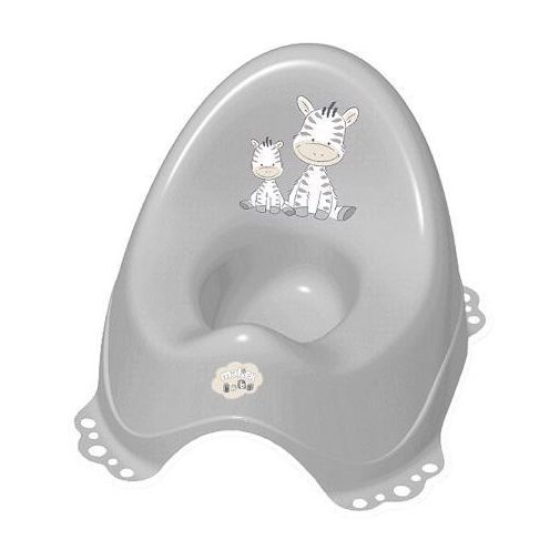 MALTEX Csúszásmentes bili dallamokkal Zebra - grey