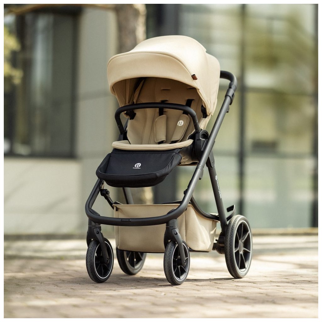 PETITE&MARS Kombinált babakocsi ICON 2in1 Mocha Beige LITE AIR