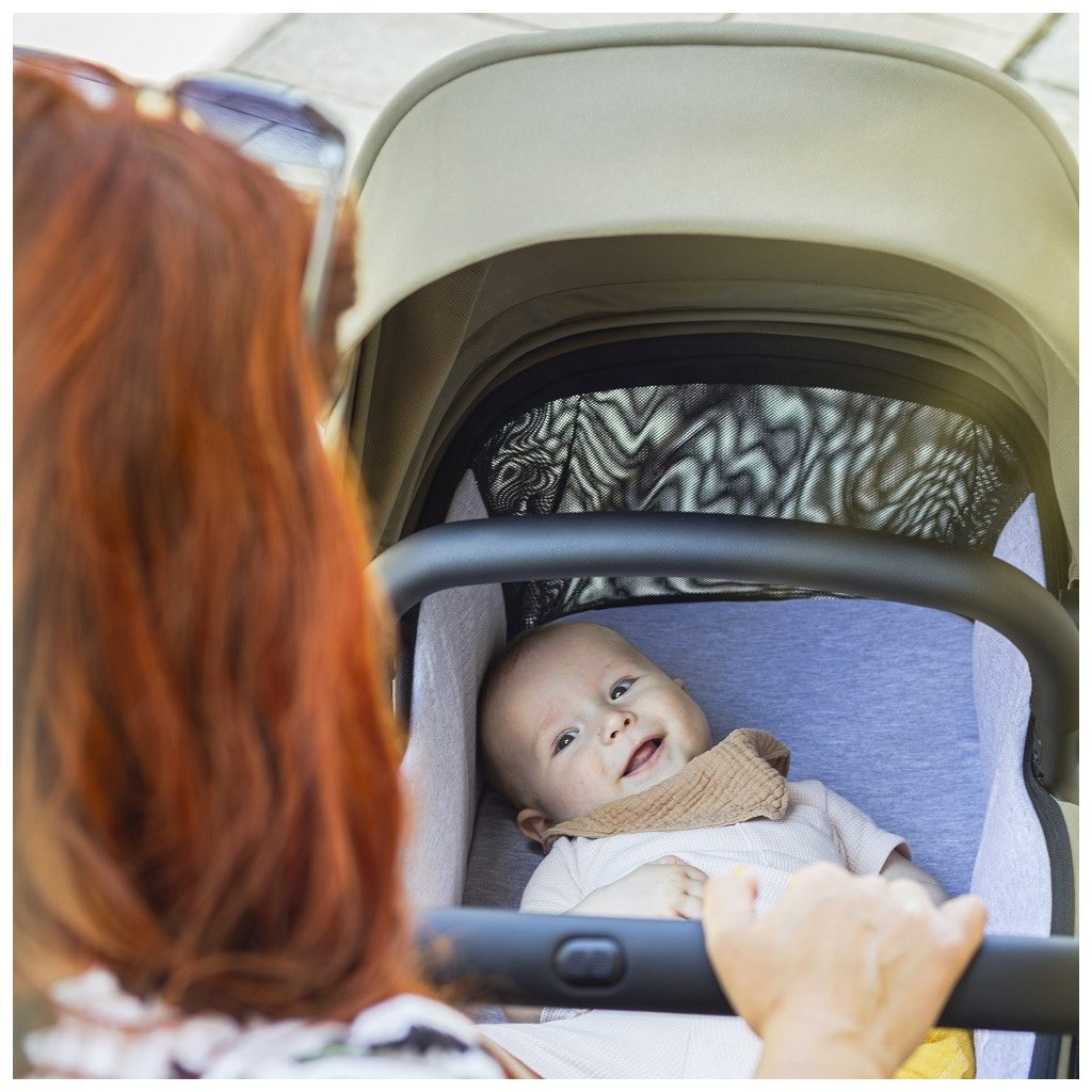 PETITE&MARS Kombinált babakocsi ICON 2in1 Dove Grey LITE AIR