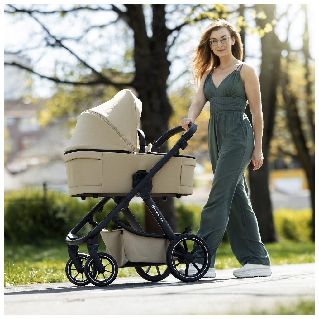 PETITE&MARS Kombinált babakocsi ICON 2in1 Mocha Beige LITE RWS