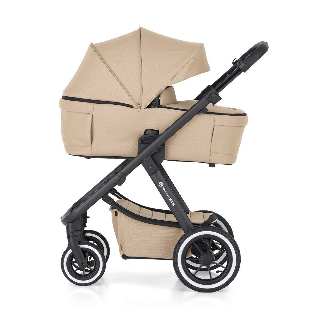 PETITE&MARS Kombinált babakocsi ICON 2in1 Mocha Beige XXL AIR