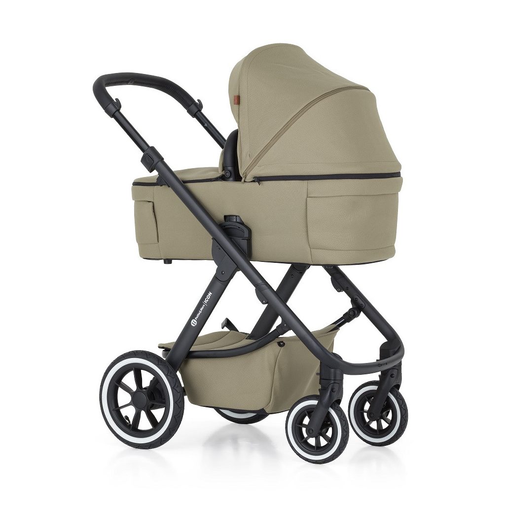 PETITE&MARS Kombinált babakocsi ICON 2in1 Mossy Green XXL AIR