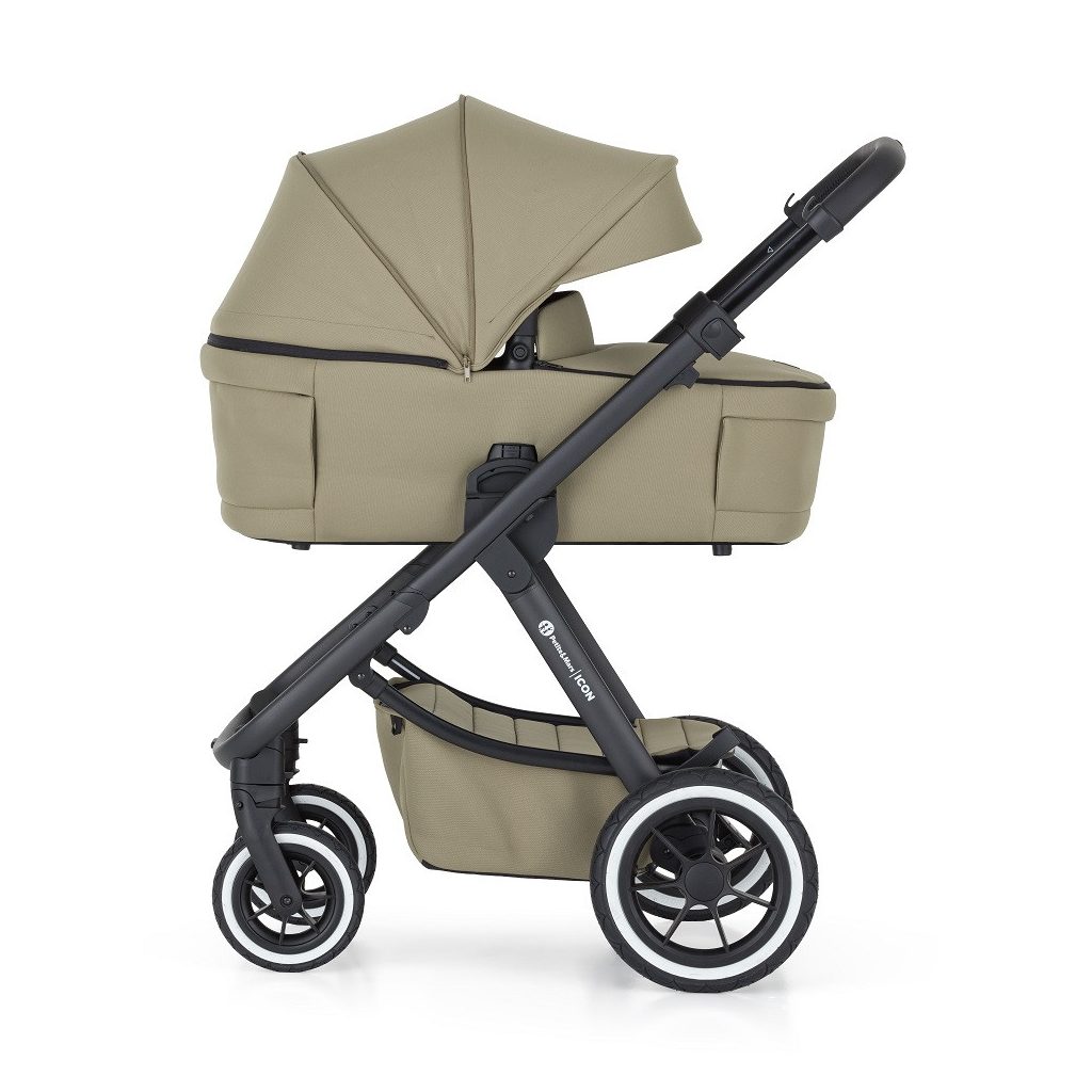 PETITE&MARS Kombinált babakocsi ICON 2in1 Mossy Green XXL AIR