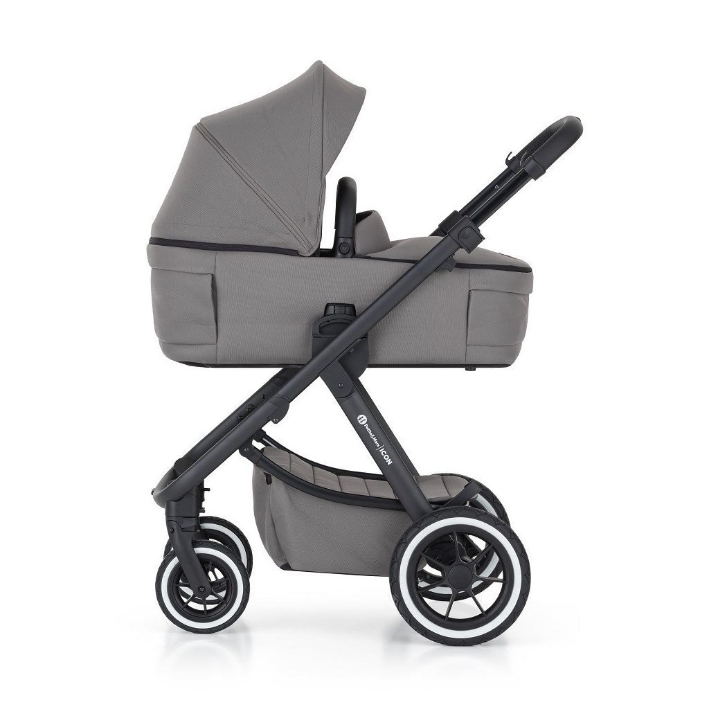 PETITE&MARS Kombinált babakocsi ICON 2in1 Dove Grey XXL AIR