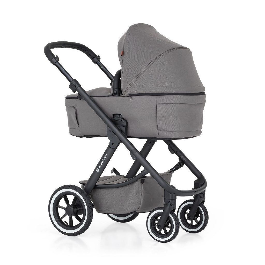 PETITE&MARS Kombinált babakocsi ICON 2in1 Dove Grey XXL AIR