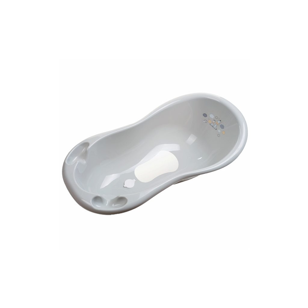 MALTEX Babakád Zebra 100 cm leeresztő dugóval és csúszásmentes alátéttel - grey