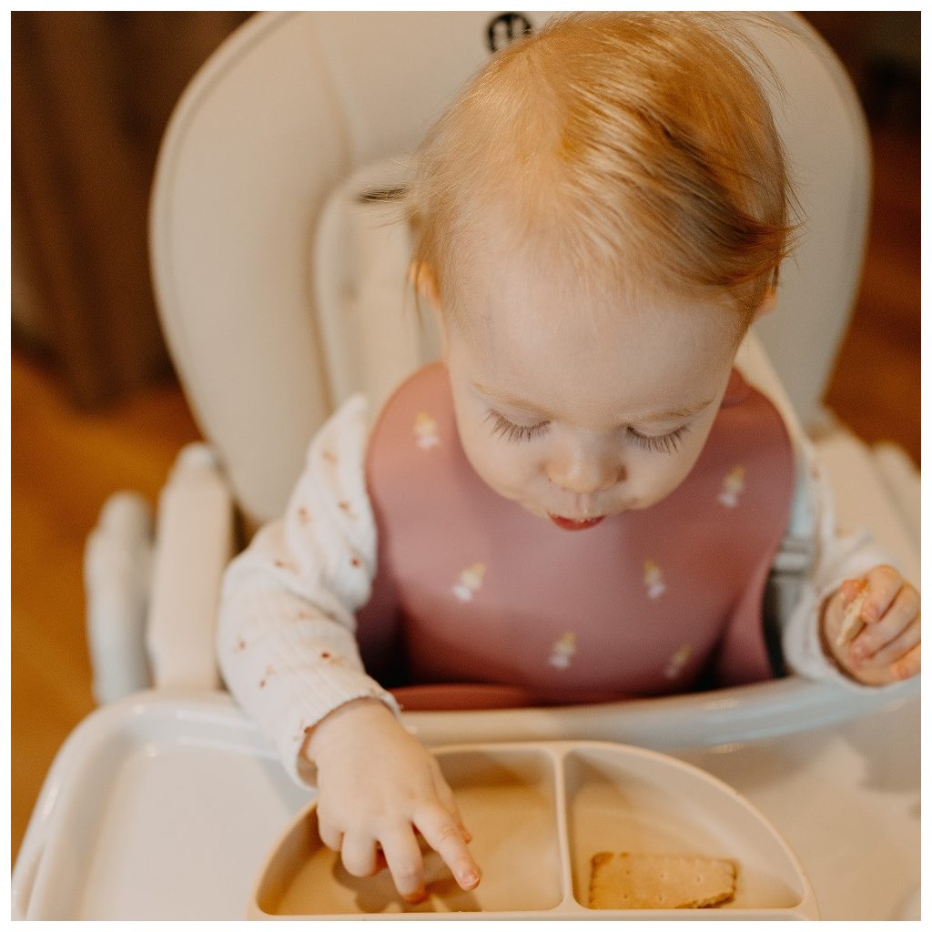 PETITE&MARS Szilikon előke Take&Match Misty Green 6m+