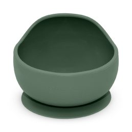   PETITE&MARS Szilikon tál tapadókoronggal TAKE&MATCH Misty Green 6m+