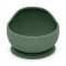 PETITE&MARS Szilikon tál tapadókoronggal TAKE&MATCH Misty Green 6m+