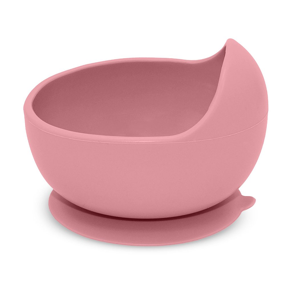 PETITE&MARS Szilikon tál tapadókoronggal TAKE&MATCH Dusty Rose 6m+