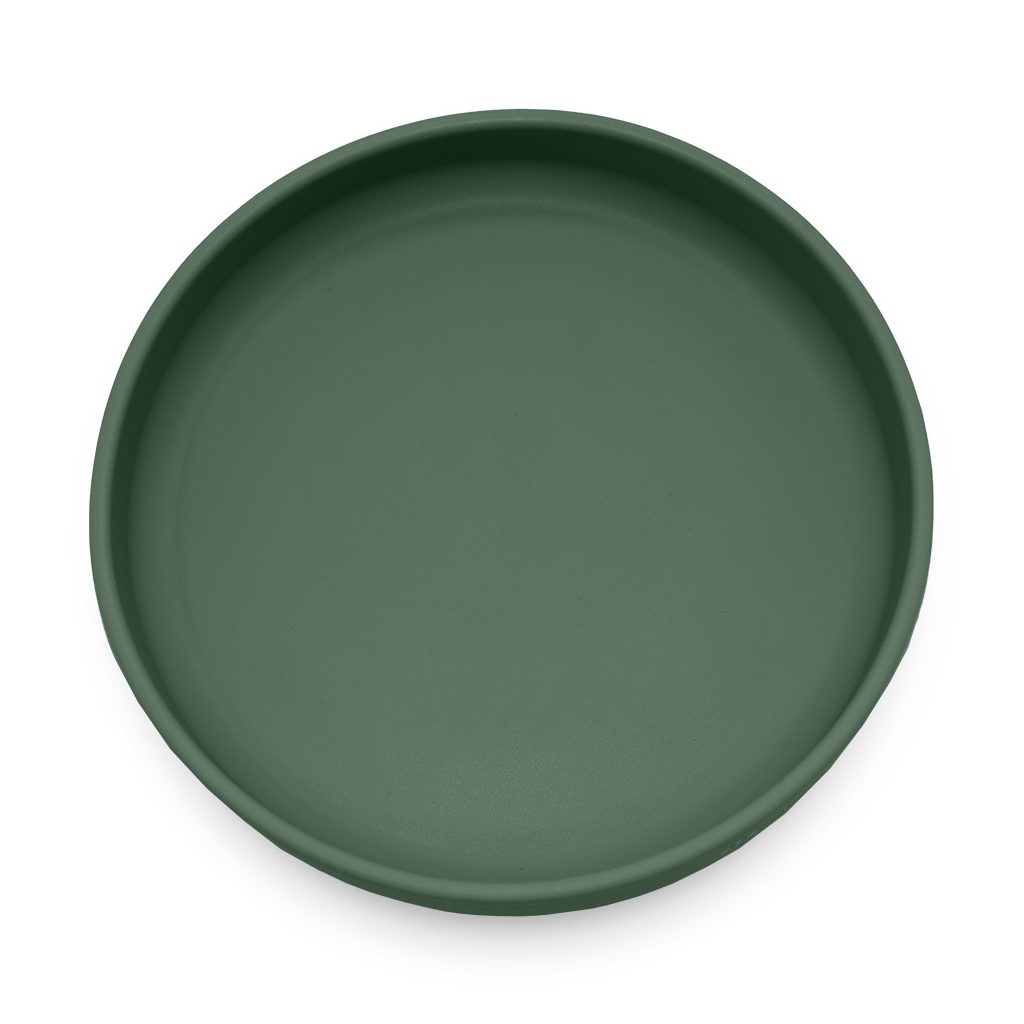 PETITE&MARS  Szilikon tányér tapadókoronggal TAKE&MATCH Misty Green 6m+