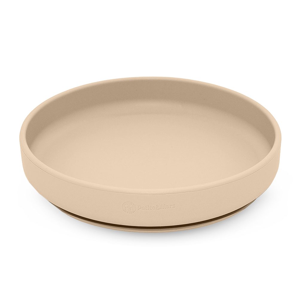PETITE&MARS  Szilikon tányér tapadókoronggal TAKE&MATCH Desert Sand 6m+