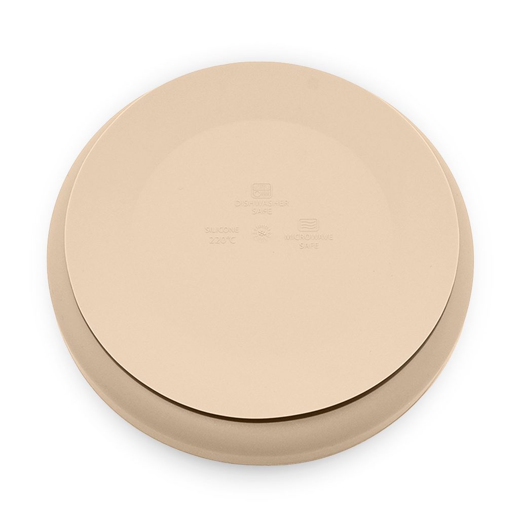 PETITE&MARS  Szilikon tányér tapadókoronggal TAKE&MATCH Desert Sand 6m+