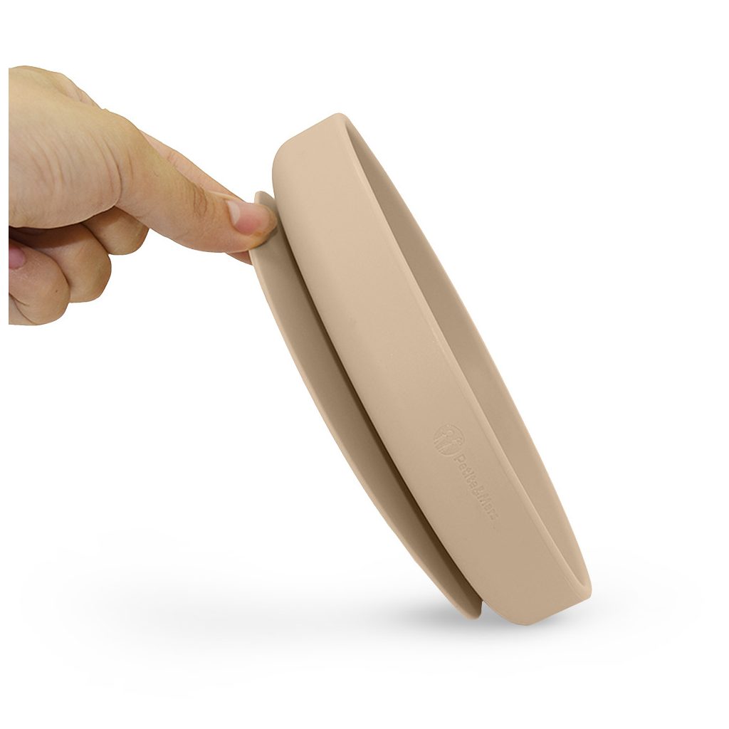 PETITE&MARS  Szilikon tányér tapadókoronggal TAKE&MATCH Desert Sand 6m+