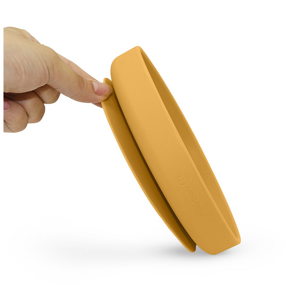 PETITE&MARS  Szilikon tányér tapadókoronggal TAKE&MATCH Intense Ochre 6m+