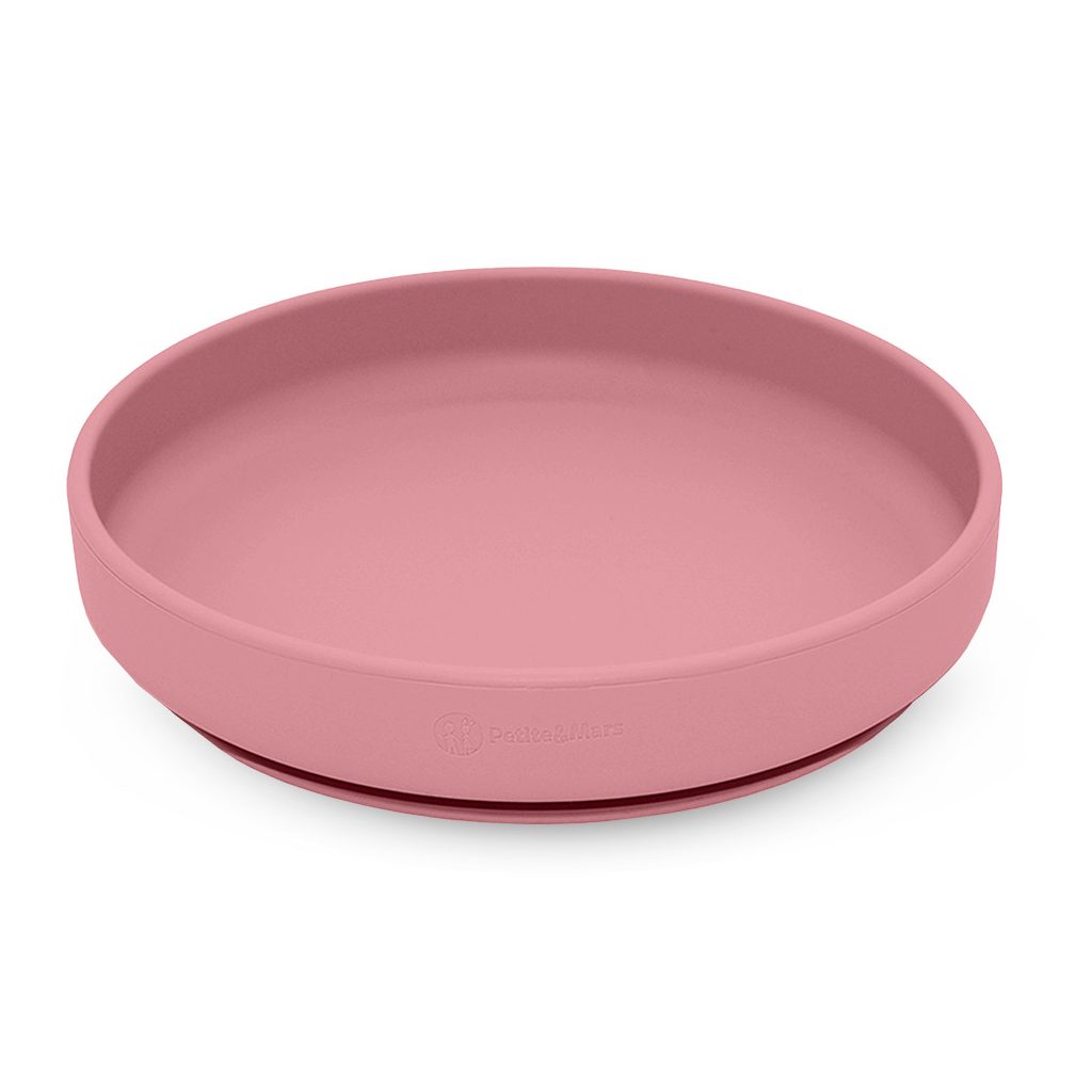 PETITE&MARS  Szilikon tányér tapadókoronggal TAKE&MATCH Dusty Rose 6m+