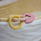 PETITE&MARS Szilikon rágóka Love Cute Pink 0m+