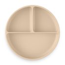 PETITE&MARS Szilikon osztott tányér, kerek Take&Match Desert Sand 6m+