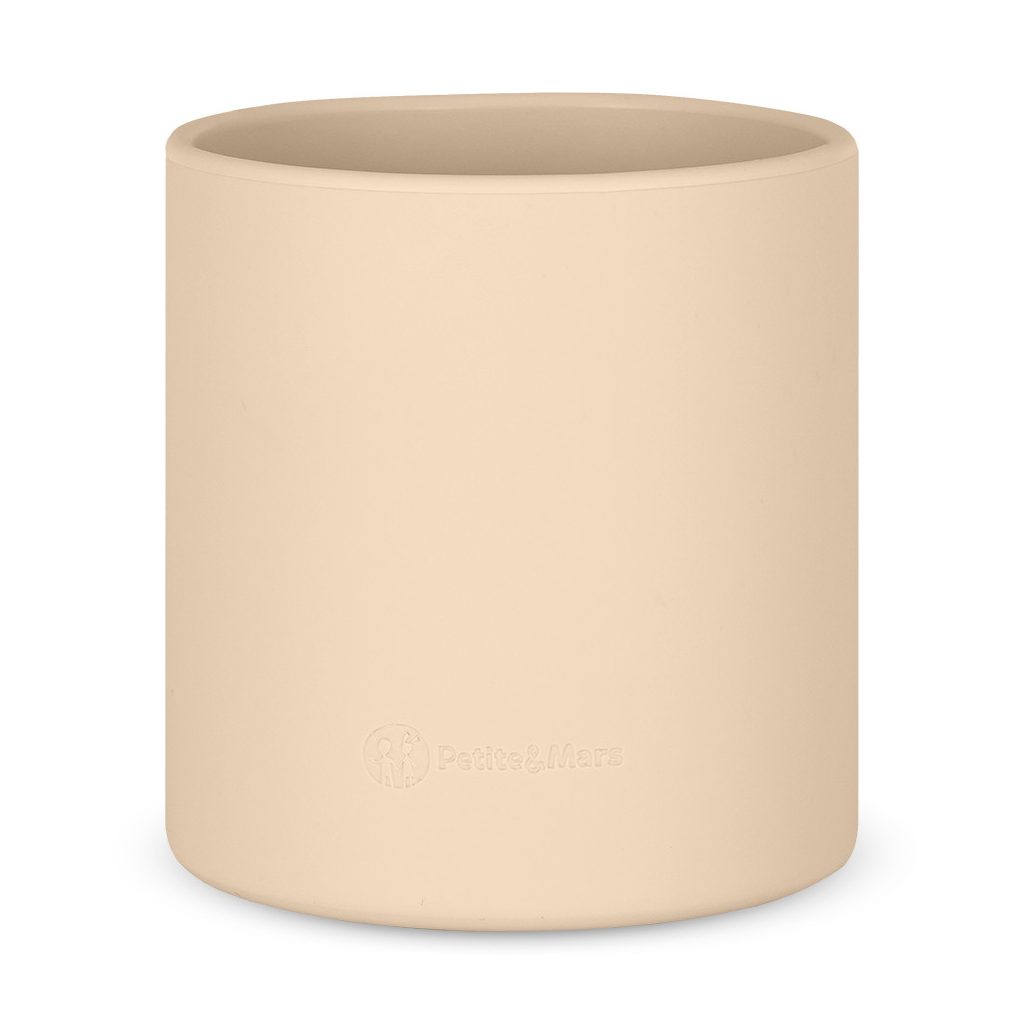 PETITE&MARS Szilikon bögre Take&Match Desert Sand 6m+