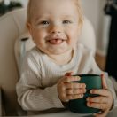 PETITE&MARS Szilikon bögre Take&Match Desert Sand 6m+