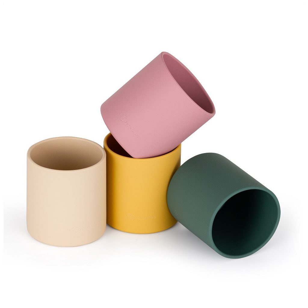 PETITE&MARS Szilikon bögre Take&Match Dusty Rose 6m+