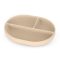 PETITE&MARS Szilikon osztott tányér, ovális Take&Match Desert Sand 6m+